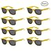 Produktbild Fsmiling Neon Farben Party Gefälligkeiten Herzform Sonnenbrille Set für Kinder Erwachsene (8 Stück Gelb)