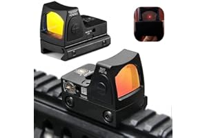 FIRECLUB Airsoft RMR style Mini Red Dot Sight Black w/Side ON/OFF switch