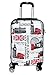 Tramp & Badger 100% polycarbonate, 360° Rotating Wheels, City of London Printed Pattern Non-Breakable & Extra Light Weight Trolley Bag- Multi-Colour (Size-20" Cabin Size)-( with 1 year warranty ) RS.3344.00