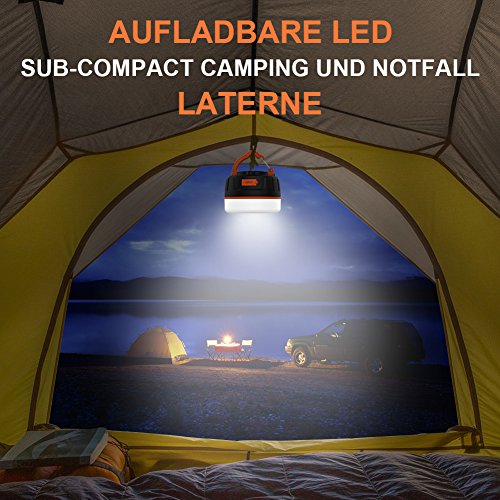 LED Campinglampe Milool Taschenlampe power bank IP65 wasserdichte Camping laterne mit 5200mAh für Camping,Outdoor,Wandern - 6