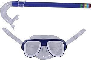 Hacbop Children Safe Snorkeling Diving + Snorkel Set Swimming Set For Kid 3-8 Years