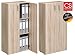Produktbild Schrank Aktenschrank Standschrank Universalschrank Beistellschrank "Trio" Schrank II Eiche