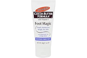 PALMER'S Palmers - Manteca de cacao con vitamina E Foot Magic, 2.1 onzas (paquete de 2)