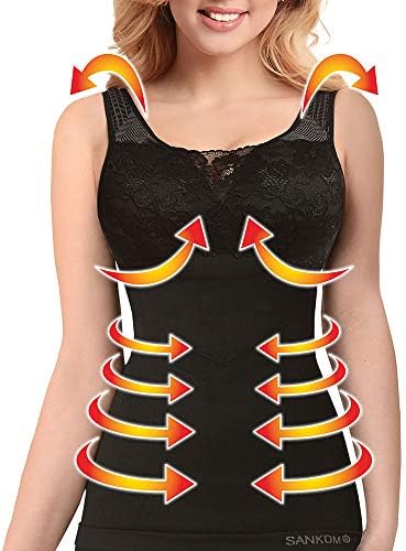 TJC SANKOM Switzerland Patent Vest Bra, Lace Black Size M/L