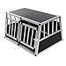 Produktbild zoomundo Alu Transportbox Hundebox Reisebox Hundetransportbox 2-Türig Autotransportbox Kofferraumbox Gitterbox Käfig Box Premium