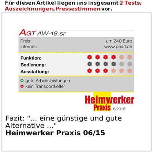 AGT Professional Akku-Schlagschrauber AW-18.sr, mit Li-Ion-Akku und Ladegerät - 6