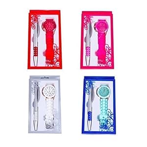 Disok Reloj Style Silicona En Caja De Regalo Y Bolígrafo, Multicolor (2704-SUR)
