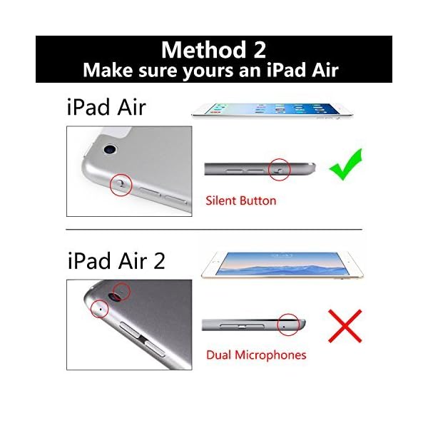 JETech Funda para iPad Air, Carcasa con Soporte Función, Auto-Sueño/Estela, Azul Brumoso - Image 4