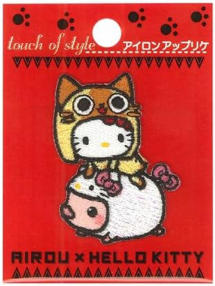 Minoda AIROU x HELLO KITTY iron adhesion applique S01I8718 Kitty 01 (japan import)