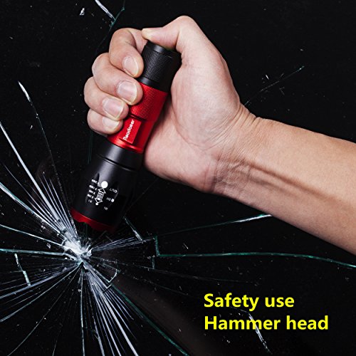 Readaeer Superhelle CREE T6 LED Taschenlampe Zoombar Camping Handlampe für Outdoor Sports - 7