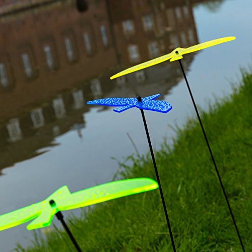 SUNPLAY Sonnenfänger „Vögel“ im FARBMIX, 5 Stück zu je 20 cm Durchmesser im Set + 70 cm Schwingstäbe - 5