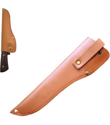 Gürtelschnalle Messerscheide,Leder Messerscheide Für Gürtel,Taschenmesser Folding EDC Messer Holster Messer Gürtel Lederscheide Für 5 Zoll Klappmesser.Geschenk Für Männer