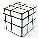 Produktbild ULOOIE Creative Puzzle Brain Teaser Mirror Blocks Shiny Silver Black Frame Magic Cube