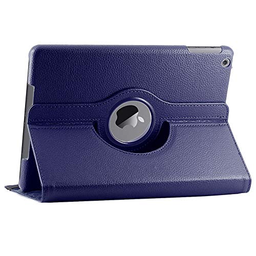 ebestStar - Cover Compatibile con iPad 2018 9.7 2017, Air 1 2013 Custodia Protezione Pelle PU con Supporto Rotazione 360, Blu Scuro [Apparecchio: 240 x 169.5 x 7.5mm, 9.7'']