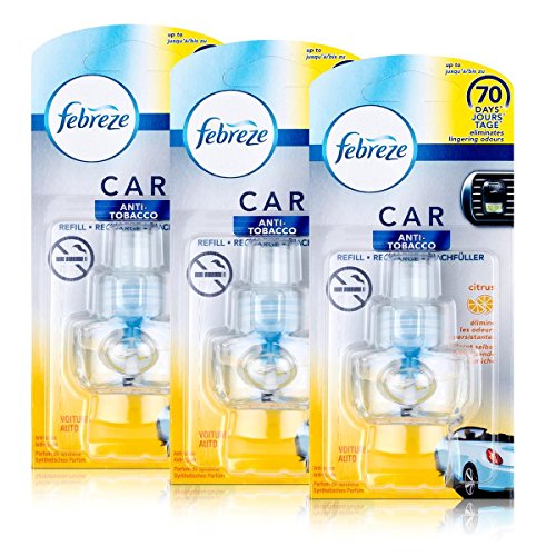 Preisvergleich Produktbild Febreze Car Fresh Escape Auto Lufterfrischer Anti-Tobacco Nachfüller (3er Pack)