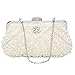 Produktbild ORSERA Damen Clutch Abendtasche Handtasche Handmade Clutch Kleine Perlen Diamant Ring Schnalle Brauttasche Hochzeittasche