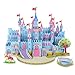 Produktbild Susens Puzzles 3D Dekor Mein Traumhaus, Spielzeug Kinder Paper Board Geschenkgebäude Früherziehung Dekorationen für Schlafzimmer (Blue Castle)