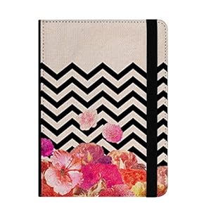 Tasche tolino vision - Chevron Flora II: Kompatibel mit allen tolino vision Modellen, z.B. tolino vision 2, tolino vision 3 HD, tolino vision 4 HD