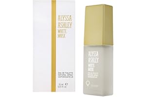 Alyssa Ashley - White Musk Eau de Toilette, Profumo al Muschio Bianco - 15ml