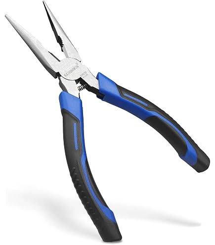 BQKKWIN 11-Inch Long Reach Needle Nose Pliers - Milled Jaws, Vinyl Grips, For Mechanics & Technicians - View #5