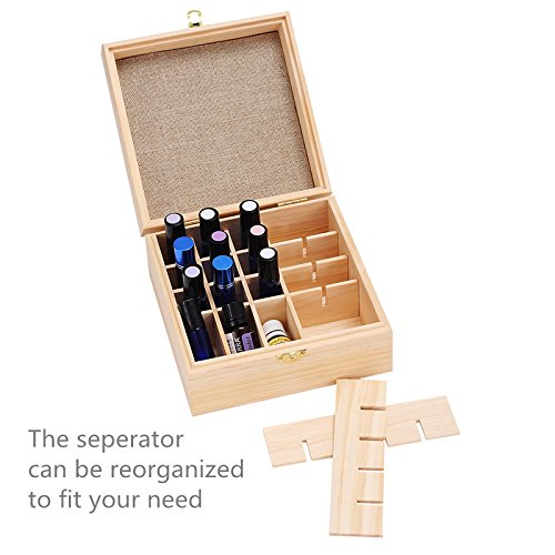 gbtree 25-bottles ätherisches Öl Feld Tragetasche enthält 25 5,10,15 ML und 10 ml Flaschen Öl Fällen für ätherische Öle - 4