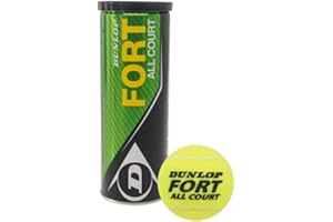 DUNLOP FORT ALL COURT PALLINE TENNIS TUBO X 4, Giallo