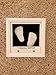 Baby Art My Little Steps Sculpture Frame - White