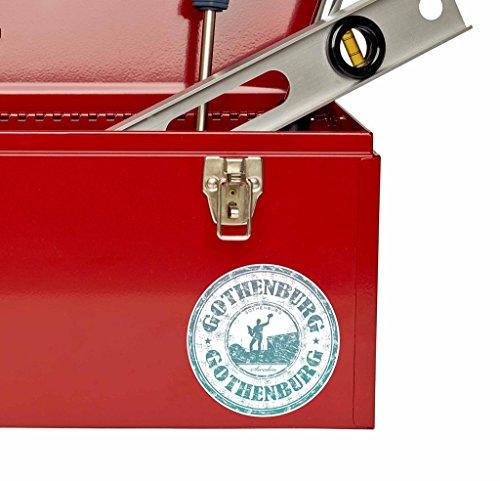 2 x Göteborg Schweden Vinyl Aufkleber Aufkleber Laptop Auto Reise Gepäck Label Tag # 9709 – 10cm/100mm Wide - 4