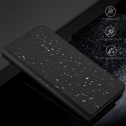 Alcatel 3C Cover, iBetter Alcatel 3C protettiva custodia, Funzione Stand, chiusa magnetica protettiva cover per Alcatel 3C smartphone.Flip Series - Nero