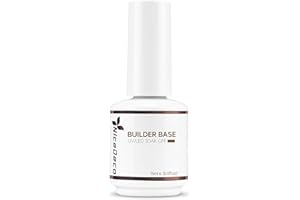 Nicedeco Gel Uñas Constructor Base Coat y Builder Gel 7 en 1 Esmaltes Semipermanentes para Uñas Extensión Gel Construcción Consejos Para Uñas Rápida Molde Finger UV LED Building Base 15ML