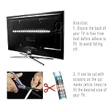 Vansky® RGB USB TV Hintergrundbeleuchtung für HDTV / Gaming PC, 90cm / 35 Zoll LED-Lichtleisten, mehrfarbiges Bias Beleuchtung Kit für Flachbildfernseher Zubehör und Desktop-PC (Reduzieren die Augenermüdung und erhöhen die Bildklarheit) - 4