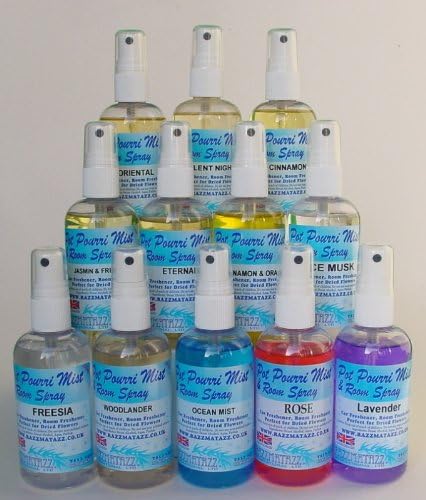 3 X 100ml DELIGHTFUL ROOM SPRAY ROSE FRAGRANCES PLUS 60 OTHER FRAGRANCES,BRITISH MADE,GREAT LINGERING FRAGRANCES, ECONOMICAL- A LITTLE GOES A LONG WAY