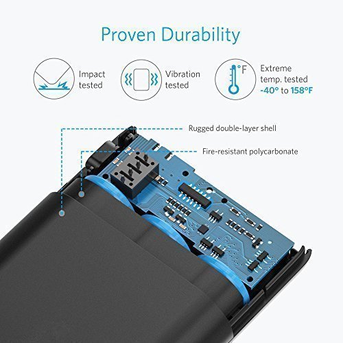 Anker PowerCore 10000mAh externer Akku, die kleinere und leichtere Powerbank, extra kompakt fÃ¼r iPhone, Samsung Galaxy und weitere Smartphones