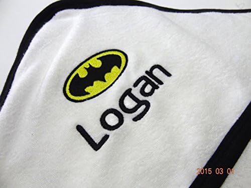 PERSONALISED HOODED TOWEL - BATMAN - SUPER GIFT !