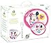 Stor 30579 Disney Minnie Baby Feeding Set of 5 Pieces with Plate, Bowl, Cup, Fork and Spoon, Pink