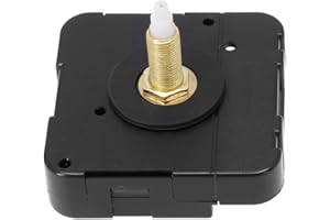 FUANA Reloj de cuarzo para bricolaje, mecanismo de movimiento de eje de 8 a 31 mm, kit de reparación de motor de reloj de pared, piezas de repuesto para reparar, reemplazar o hacer un reloj de casa (28 mm)