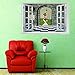 Produktbild whenseven 3D Gefälschte Fenster Wandbild Kunstwandbild Magische Fenster Büro Dekoration Schlafzimmer Küche Dekoration Wandkunst