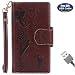 Produktbild LG Nexus 5X Case Handyhülle,Aireratze LG Nexus 5X Case Hülle PU Leder Flip Wallet Cover in Book Style Stand Case Card Slot Leder Tasche Case Karteneinschub TPU Innen 2 Separate Karteneinschub und Magnetverschluß Kratzfestes und Schmutzunempfindliches Schutz Handy Enorme riesige Compacity Zahlreiche Kartenslots [Transparent Photo Slot], um Bilder von Ihren Lieben zu halten in braun Hülle für LG Nexus 5X Case (+ Free USB Cable)