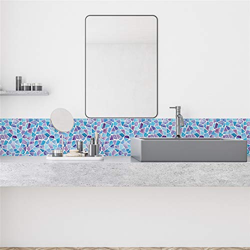 Preisvergleich Produktbild 6 STÜCKE Geometrische Selbstklebende Fliesenaufkleber Aufkleber Dekoration Wandaufkleber