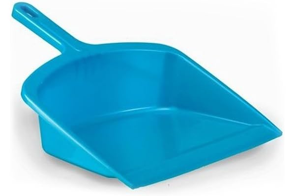Angolalark Durable Lightweight Plastic Dustpan with Handle Multi-Surface Supdi for Easy Cleaning Pack of 1