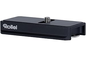 Rollei Płytka szybkiego montażu z ukrytą kieszenią AirTag – bezpieczeństwo i komfort dla Twojego aparatu, szybki montaż, lepszy zasięg sygnału i uniwersalna kompatybilność