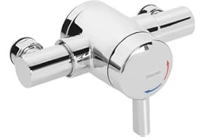 Bristan MT1203 Commercial OPAC Thermostatic Exposed Mini Shower Valve with Lever Chrome