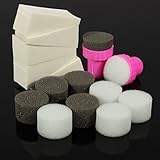 WayGo Nail Art Schwamm Stempel Stempeln polnischen Maniküre-Werkzeug für das polnische Vorlage Schatten-Transfers-DIY Maniküre Set - 2