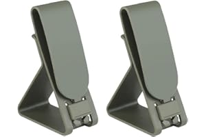 GYDEHUTJ 2 PCS Tactical Headset Gürtelcliphalter Molle Gehörschutzaufhänger