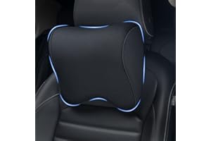 FOUNDCOOL Memory Foam Car Neck Support Pillow for Driving Seat Headrest Pillow Driver Head&Neck Pressure Pain Fatigue Relief for Cars Trucks SUVs Vehicles