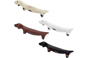 PLIGREAT 4 Pcs Mignon Teckel Chiens Repose-Baguettes En Céramique Support De Support De Support De Baguettes En Céramique Colorées Pour Les Restaurantsreste De Baguettes Dîner Support De Couteau