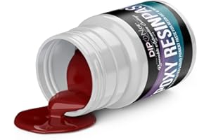 DIPON Pasta de pigmento de resina epoxi, color rojo RAL 3001, profesional, altamente pigmentada, para resina epoxi, resina de poliuretano, tipo resina (80 gramos)