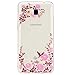 Produktbild KSHOP Schutzhülle Case Cover für Samsung Galaxy Grand Prime SM-G530 G531F Hülle Case TPU Silikon Crystal Taschen Schale schlank Durchsichtig kratzfeste stoßdämpfende - butterfly Garden