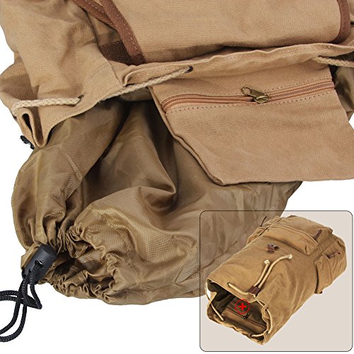 Koolertron - Etui Toile DSLR Camera SLR   paule Sac    dos sac de montagne Avec Rain Cover   tanche pour Sony Canon Nikon Olympus ont une position sp  ciale pour ordinateur portable et tablette