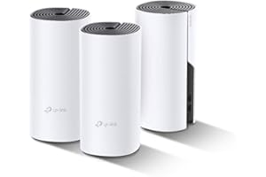 ‎TP-LINK TP-Link Deco P9 Powerline WLAN Mesh Set (Dualband 1200Mbit/s + HomePlug 1000Mbit/s, Reichweite bis zu 560m², Qualcomm Core, 6xGigabit-Ports, kompatibel mit Amazon Alexa, Schnellinstallation) weiß
